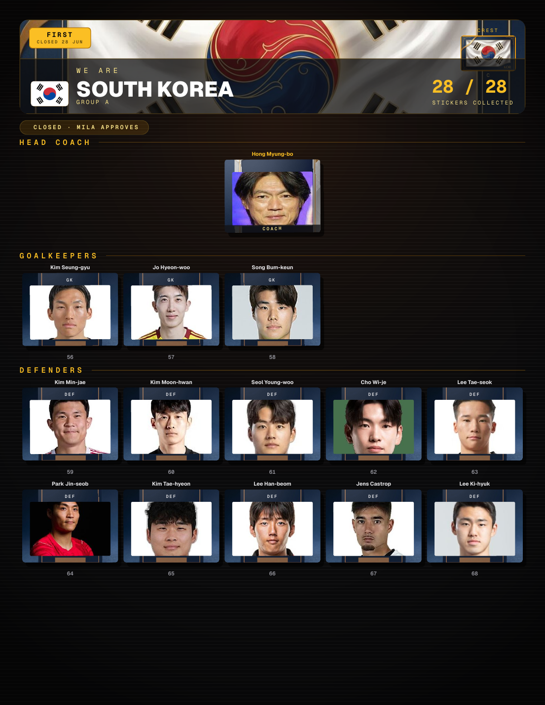 A redesigned country page